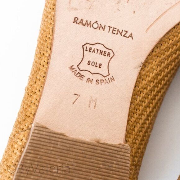 Ramon Tenza Taylor Woven Loafer Women's Shoes 7 Raffia Coastal Relaxed Tropical - Picture 4 of 7